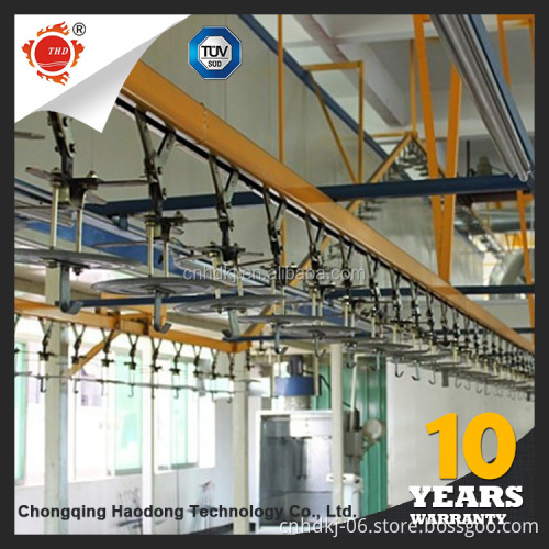 Automatic safety overhead trolley conveyor high quality carbon steel overhead conveyor